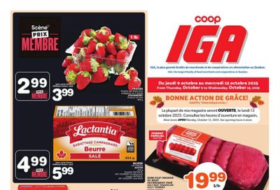 Coop IGA (QC) Flyer October 9 to 15