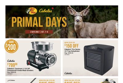 Cabela's Flyer October 7 and 8