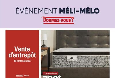 Dormez-vous Flyer October 8 to 15