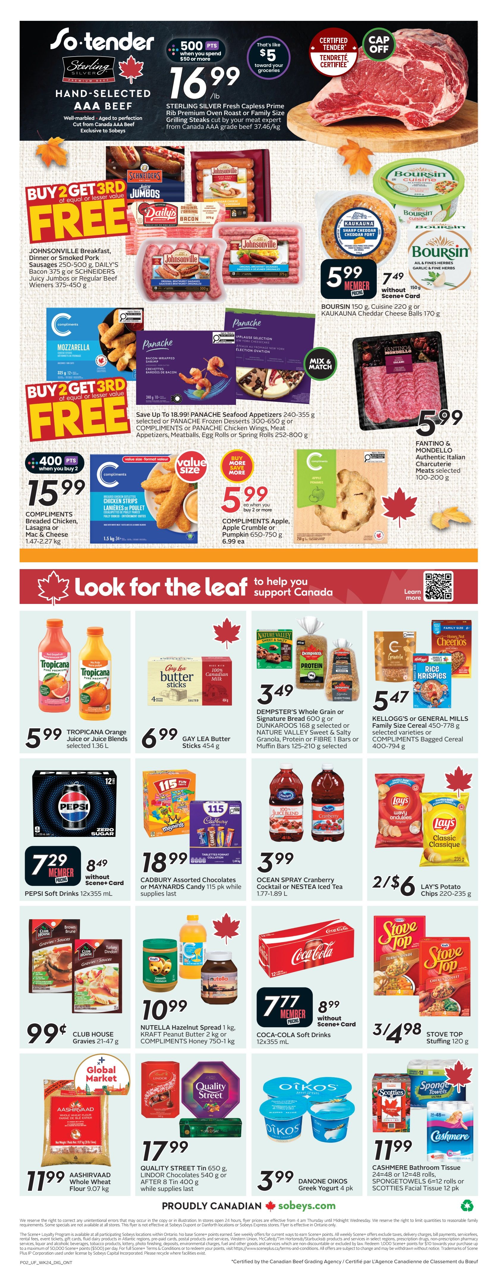 Sobeys Urban Fresh Flyer October 9 to 15