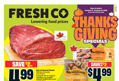 FreshCo (West) Flyer October 9 to 15