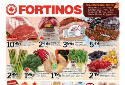 Fortinos Flyer October 9 to 12