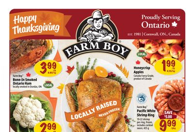 Farm Boy Flyer October 9 to 15 Farm Boy Flyer October 9 to 15