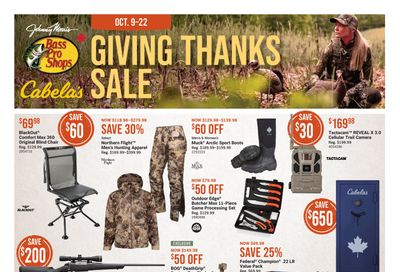 Cabela's Flyer October 9 to 22