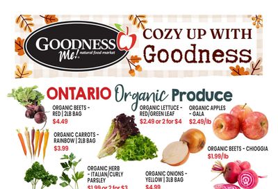Goodness Me Flyer October 8 to 14 Goodness Me Flyer October 8 to 14