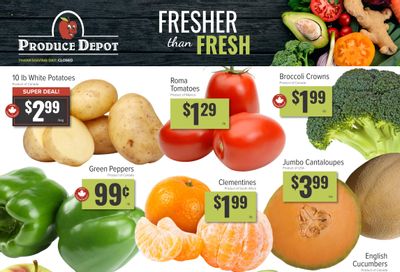 Produce Depot Flyer October 8 to 14