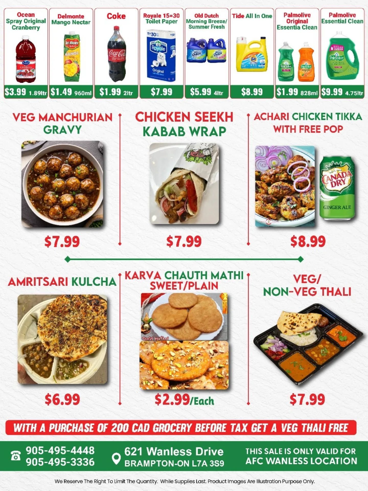 Asian Food Centre (Wanless Dr.) Flyer October 9 to 15