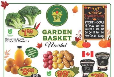 The Garden Basket Flyer October 9 to 15
