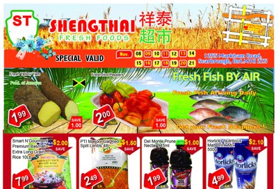 Shengthai Fresh Foods Flyer November 8 to 21