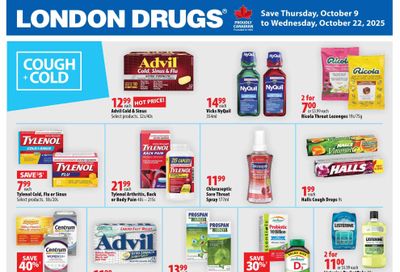 London Drugs Cough and Cold Flyer October 9 to 22