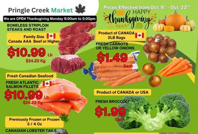 Pringle Creek Market Flyer October 9 to 22