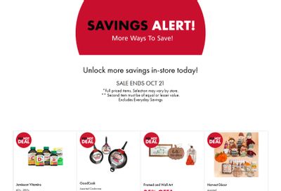 The Bargain Shop & Red Apple Stores Savings Alert Flyer October 9 to 21 The Bargain Shop & Red Apple Stores Savings Alert Flyer October 9 to 21