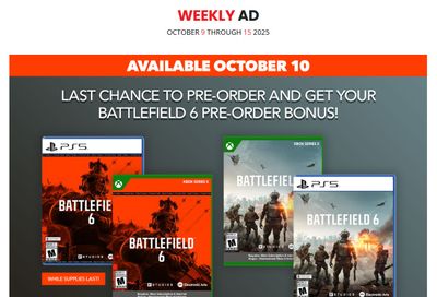 EB Games Flyer October 9 to 15