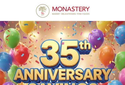 Monastery Bakery Flyer October 9 to 22