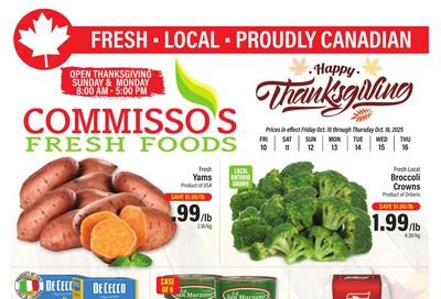 Commisso's Fresh Foods Flyer October 10 to 16