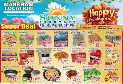 Sunny Foodmart (Markham) Flyer October 10 to 16