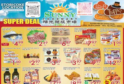 Sunny Foodmart (Etobicoke) Flyer October 10 to 16