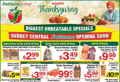 Fruiticana (Greater Vancouver) Flyer October 9 to 15