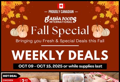 Basha Foods International Flyer October 9 to 15 Basha Foods International Flyer October 9 to 15