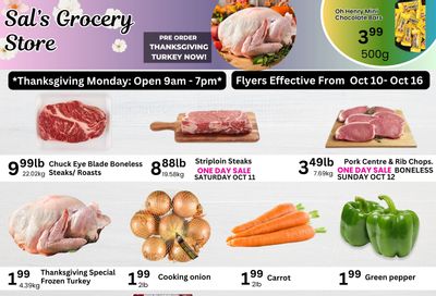Sal's Grocery Flyer October 10 to 16 Sal's Grocery Flyer October 10 to 16