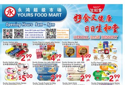Yours Food Mart Flyer October 10 to 16