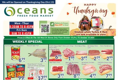 Oceans Fresh Food Market (Brampton) Flyer October 10 to 16
