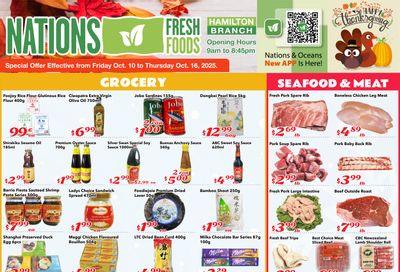 Nations Fresh Foods (Hamilton) Flyer October 10 to 16