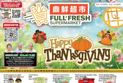 Full Fresh Supermarket Flyer October 10 to 16