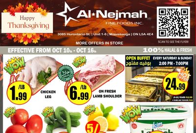 Alnejmah Fine Foods Inc. Flyer October 10 to 16 Alnejmah Fine Foods Inc. Flyer October 10 to 16