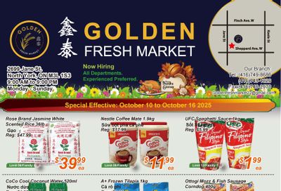 Golden Fresh Market Flyer October 10 to 16 Golden Fresh Market Flyer October 10 to 16