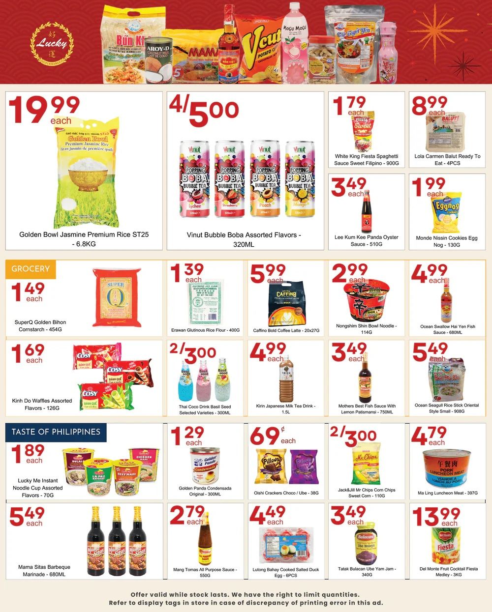 Lucky Supermarket (Winnipeg) Flyer October 10 to 16