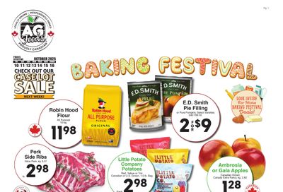 AG Foods Flyer October 10 to 16 AG Foods Flyer October 10 to 16