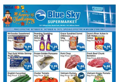 Blue Sky Supermarket (North York) Flyer October 10 to 16