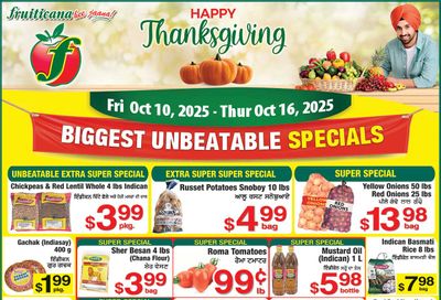 Fruiticana (Edmonton) Flyer October 10 to 16
