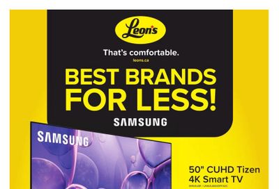 Leon’s Electronics Flyer October 10 to 16 Leon’s Electronics Flyer October 10 to 16