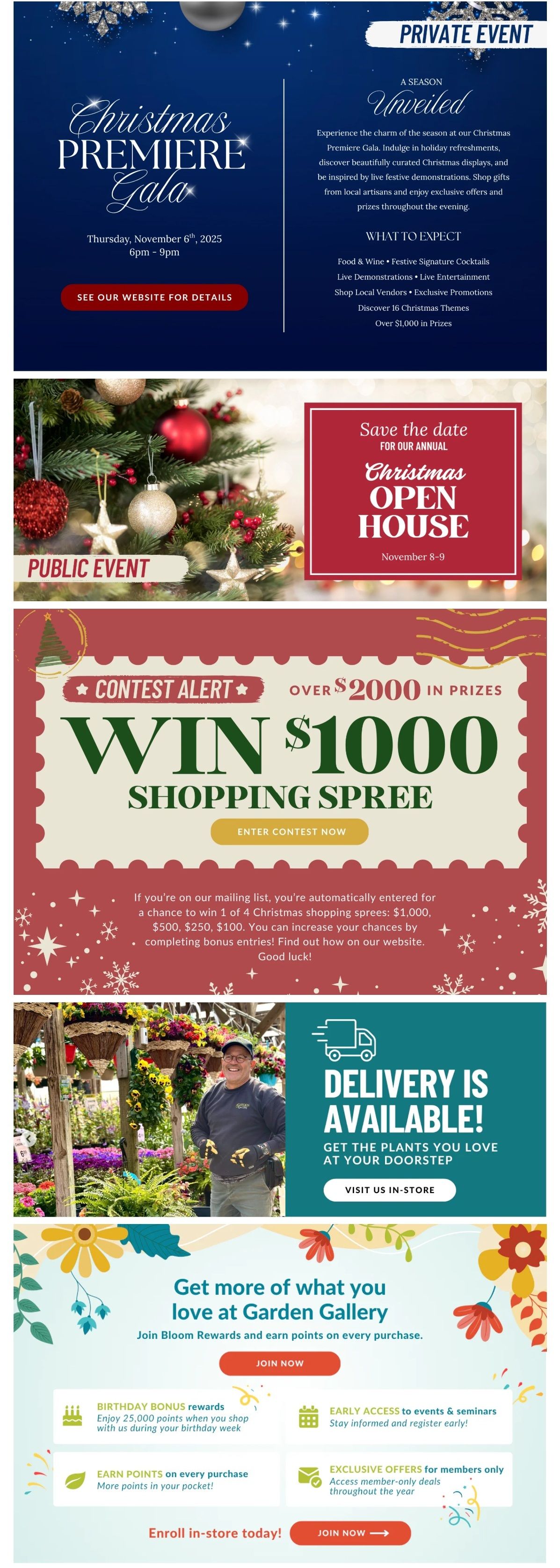 Lakeside Garden Gallery Flyer October 10 to 16