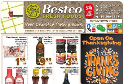 BestCo Food Mart (Downtown Toronto) Flyer October 10 to 16