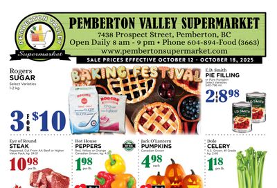 Pemberton Valley Supermarket Flyer October 12 to 18