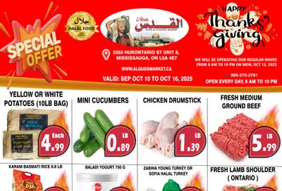 Al-Quds Supermarket Flyer October 10 to 16 Al-Quds Supermarket Flyer October 10 to 16