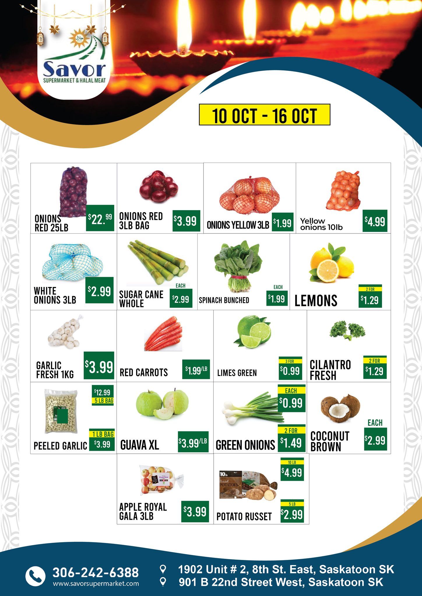 Savor Supermarket Flyer October 10 to 16