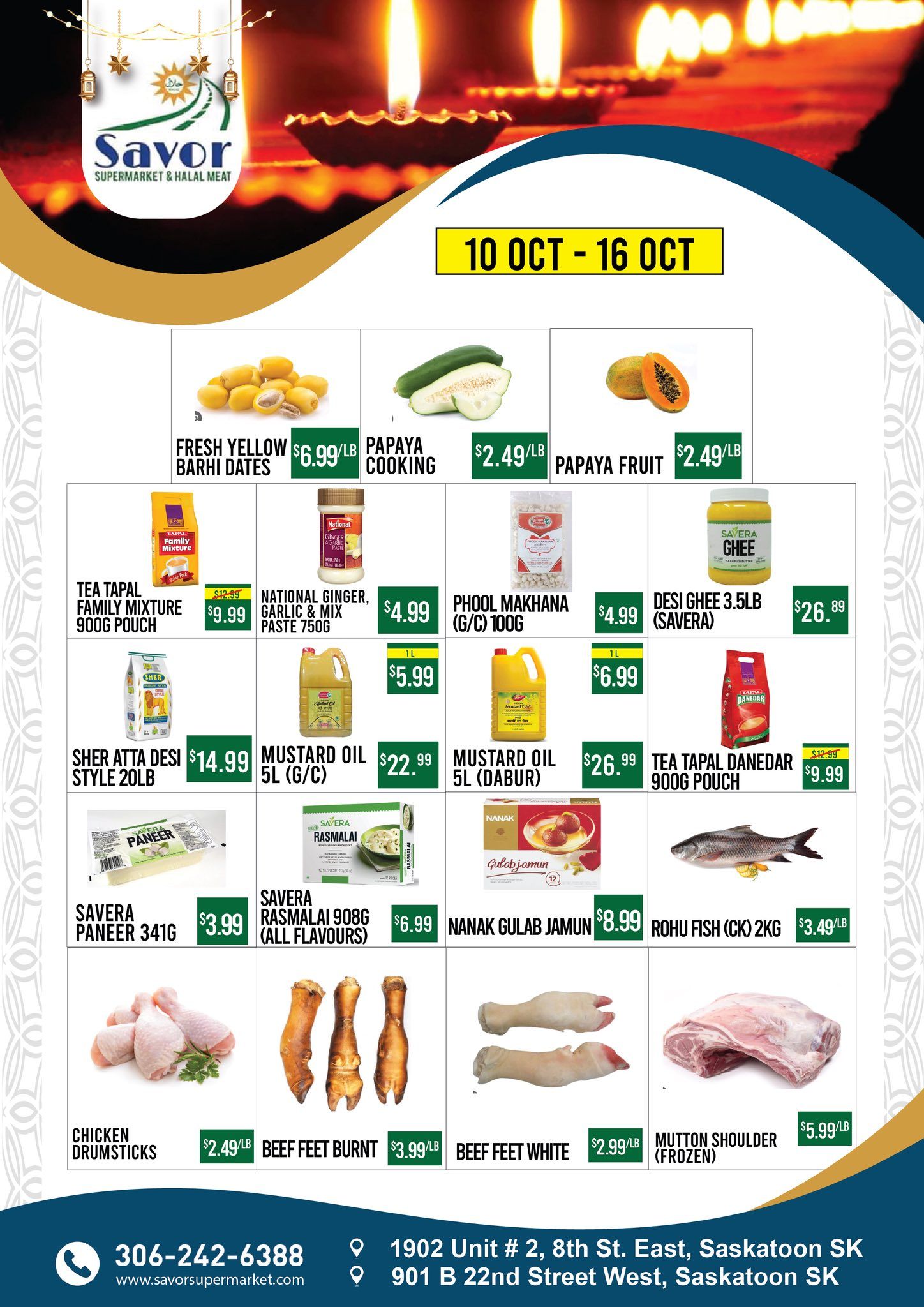 Savor Supermarket Flyer October 10 to 16