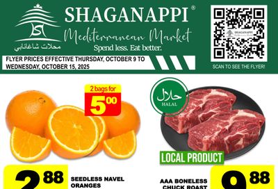 Shaganappi Mediterranean Market Flyer October 9 to 15