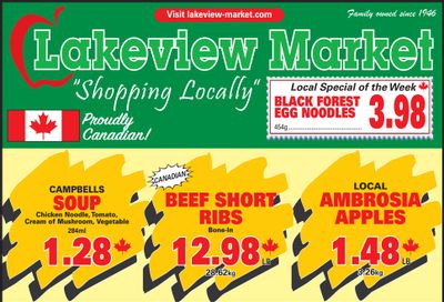 Lakeview Market Flyer October 11 to 17 Lakeview Market Flyer October 11 to 17