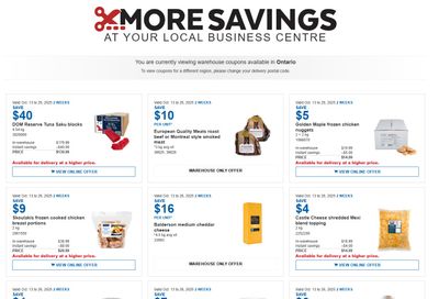 Costco Business Centre Instant Savings Flyer October 13 to 26 Costco Business Centre Instant Savings Flyer October 13 to 26