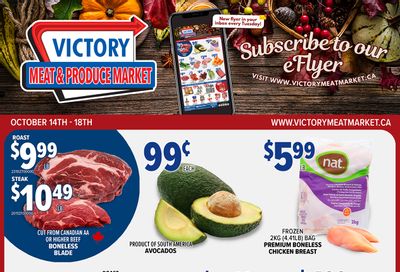 Victory Meat Market Flyer October 14 to 18