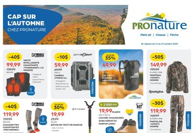 Pronature Flyer October 14 to 27 Pronature Flyer October 14 to 27