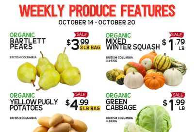 Pomme Natural Market Weekly Produce Flyer October 14 to 20
