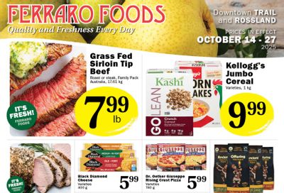 Ferraro Foods Bi-Weekly Flyer October 14 to 27