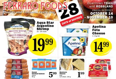 Ferraro Foods Monthly Flyer October 14 to November 10