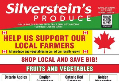 Silverstein's Produce Flyer October 14 to 18